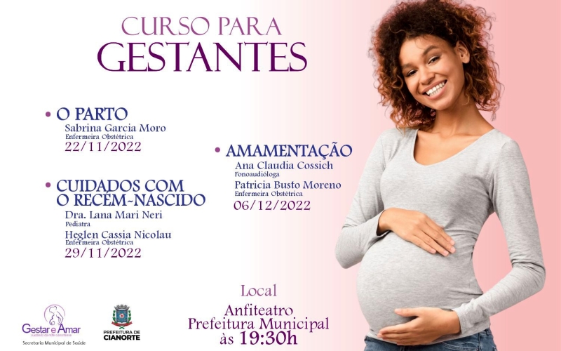 Nova turma do Curso para Gestantes tem início em novembro