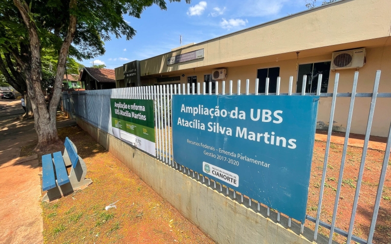 UBS de Vidigal recebe obras de reforma e ampliação