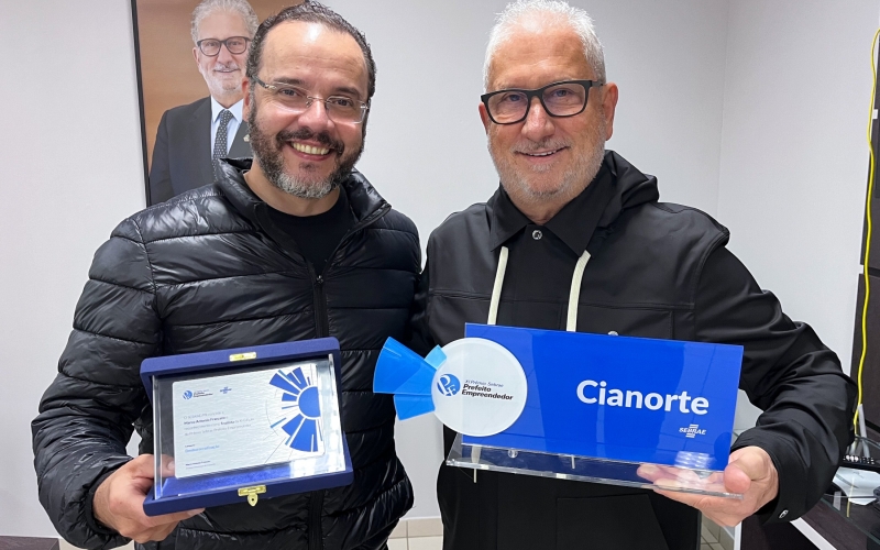 XI Prêmio Sebrae Prefeito Empreendedor tem Cianorte entre os finalistas