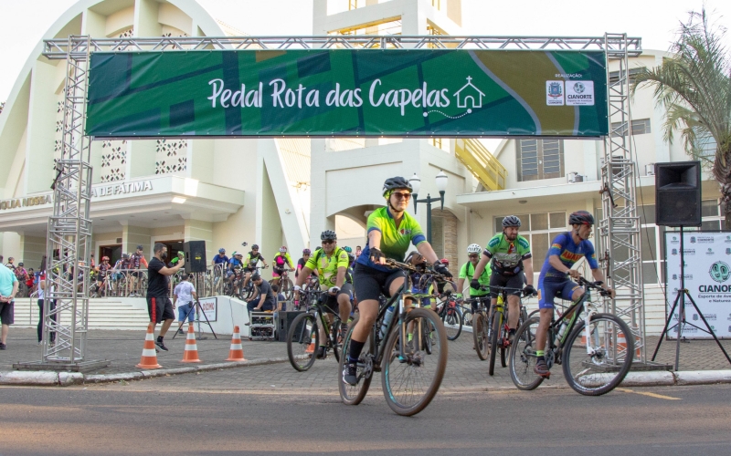 1º Pedal Rota das Capelas reúne mais de 300 participantes 
