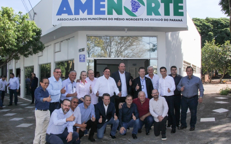 Solenidade marca a inauguração da nova sede da Amenorte em Cianorte