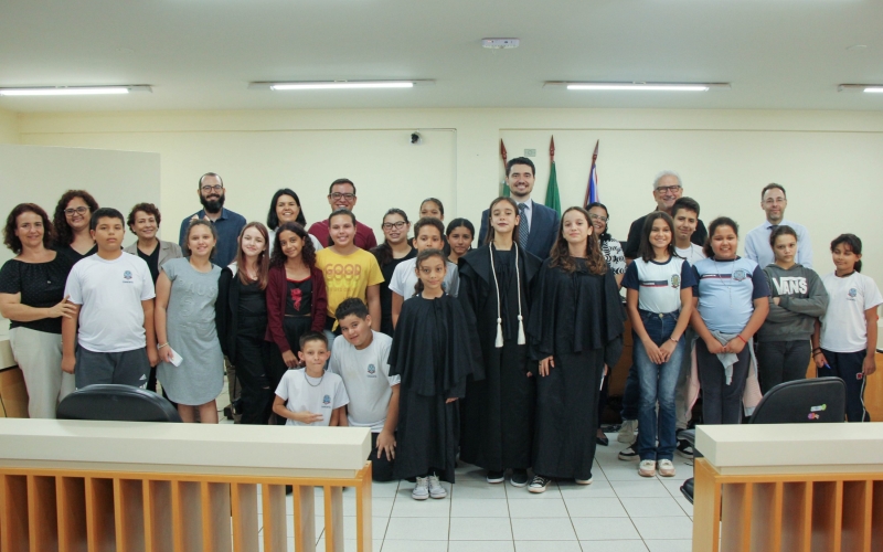 Cerimônia marca encerramento do programa “Cidadania e Justiça também se aprendem na Escola”