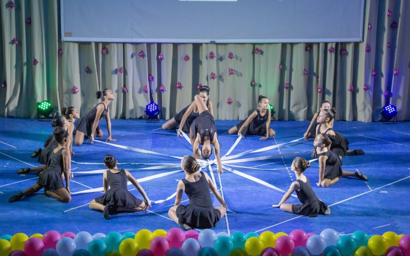 Festival de Ginástica Rítmica encanta público no Teatro Cândido Garcia