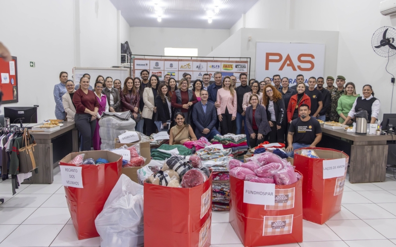 PAS encerra 29ª Campanha do Agasalho com mais de 600 cobertores arrecadados