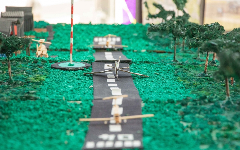 Exposição de maquetes exalta a história de Cianorte no Paço Municipal