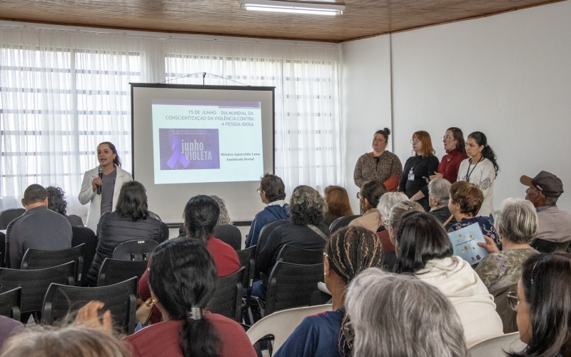 Junho Violeta tem evento de conscientização contra a violência à pessoa idosa