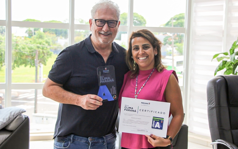 Cianorte conquista Selo Clima Paraná 2023