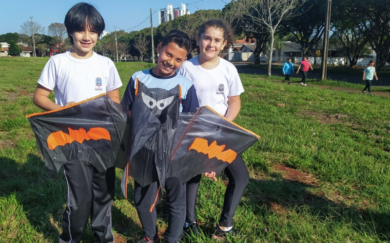 Rede Municipal de Educação reforça trabalhos sobre cuidados com as pipas