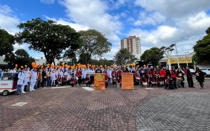 Passeata contra o abuso e a exploração sexual de crianças e adolescentes marca abertura do Maio Laranja