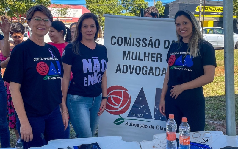 Parada pelo fim da violência contra a mulher encerra Agosto Lilás