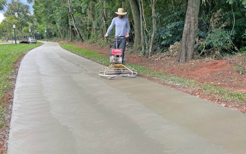 Substituição das pistas de caminhada avança em Cianorte