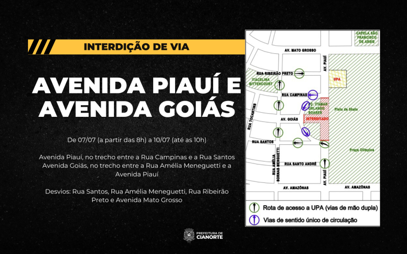 AVISO DE INTERDIÇÃO