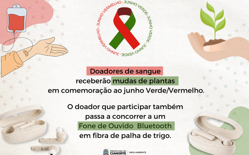 Secretaria Municipal de Meio Ambiente inicia programação do mês Junho Verde e Vermelho