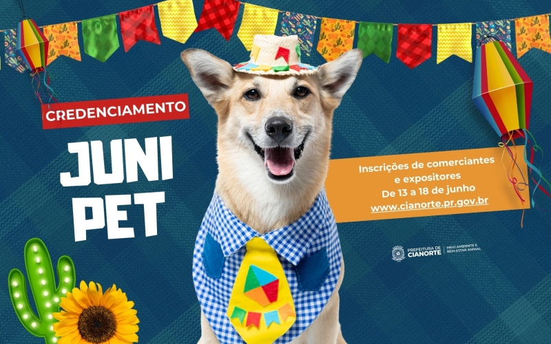 Prefeitura credencia comerciantes e expositores para o Juni Pet