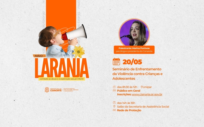 Cianorte recebe presidenta do Conanda nesta segunda-feira