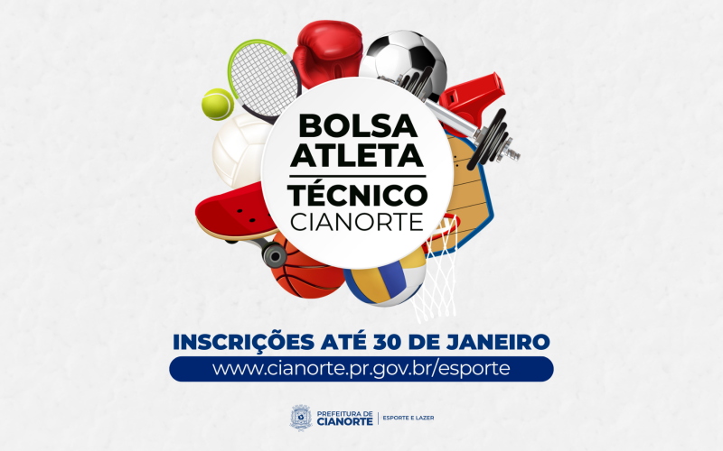 Inscrições para Bolsa Atleta, Paratetla e Técnico terminam quinta-feira