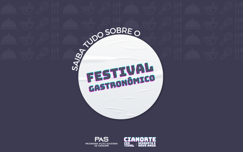 Cartões do Festival Gastronômico já estão à venda