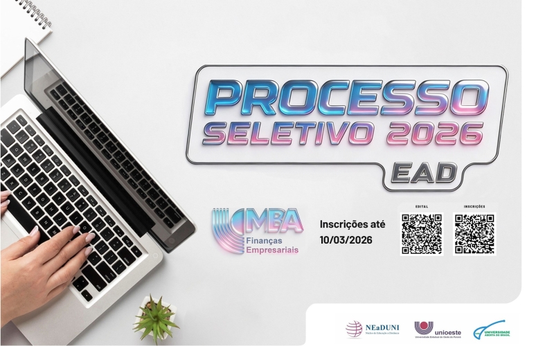 Cianorte abre inscrições para MBA gratuito em Finanças Empresariais pela Unioeste 