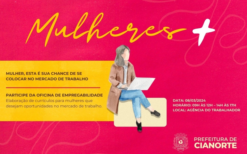 Agência do Trabalhador tem programação especial no Dia da Mulher