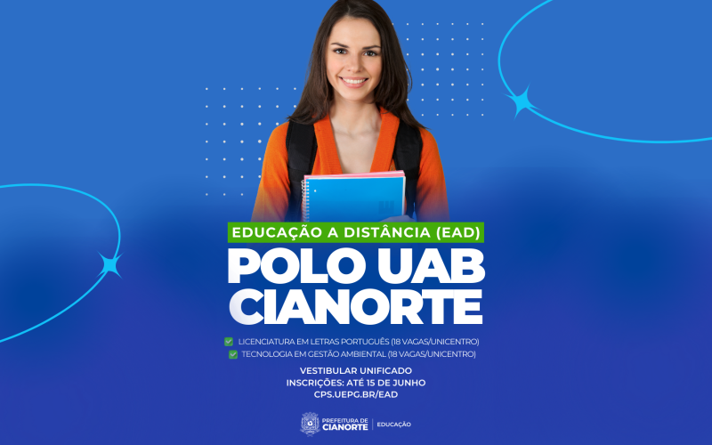 Cianorte recebe dois cursos de graduação gratuitos pela Unicentro 