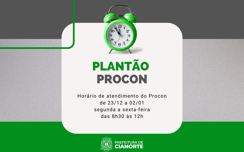 Procon Municipal tem plantão de atendimento neste final de ano