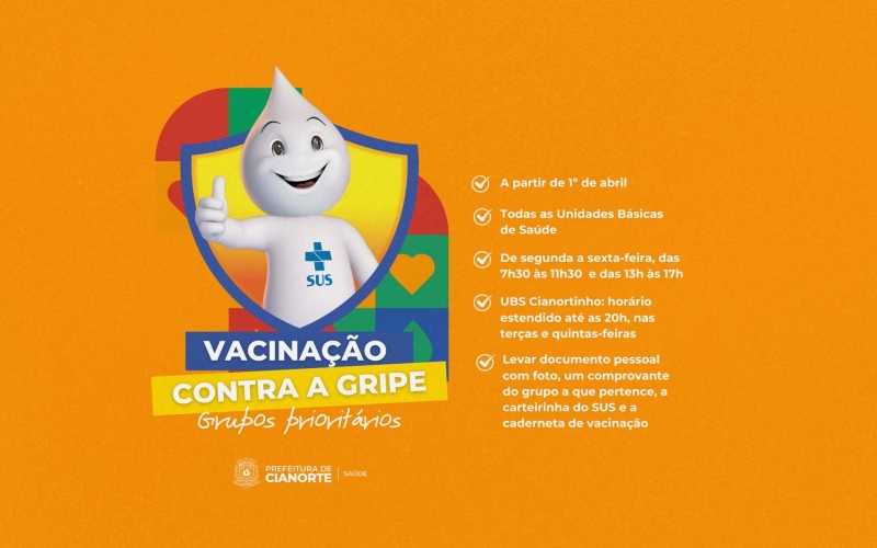 Vacinação contra a gripe começa terça-feira