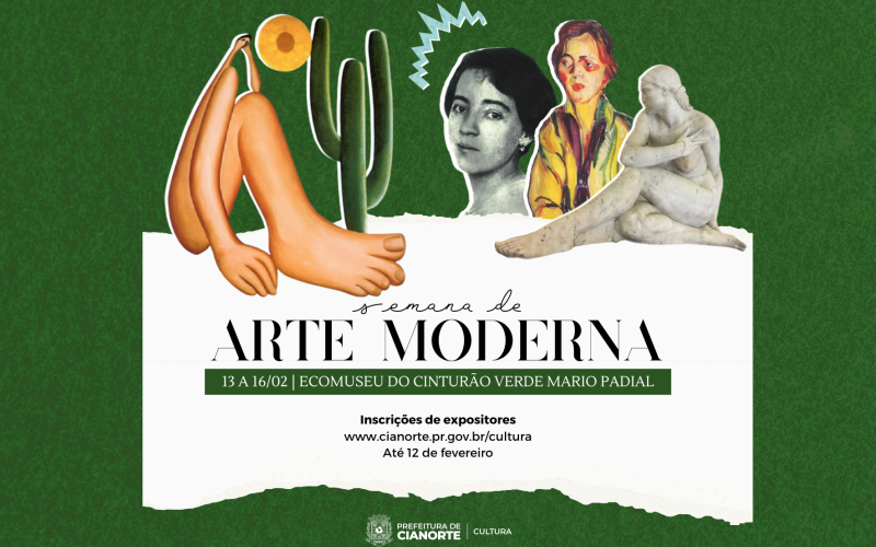 Secretaria de Cultura abre inscrições de expositores para a Semana de Arte Moderna