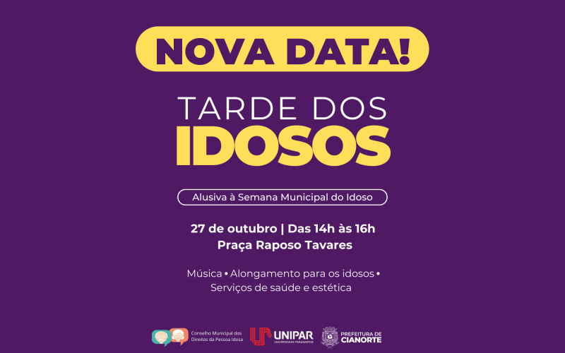 Quinta-feira tem programação especial para a terceira idade