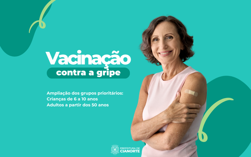 Vacinação contra a gripe é ampliada para crianças de 6 a 10 anos e adultos acima de 50