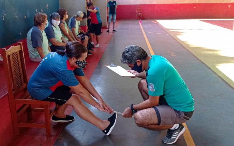 Secretaria de Esporte realiza avaliação física dos integrantes do Juventude Acumulada