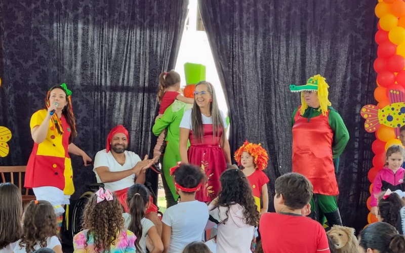 Festa, alegria e diversão marcam o Dia das Crianças em Vidigal